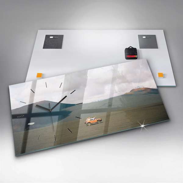 Zegar poziomy Pojazd na pustyni Kamczatka