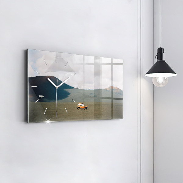 Zegar poziomy Pojazd na pustyni Kamczatka