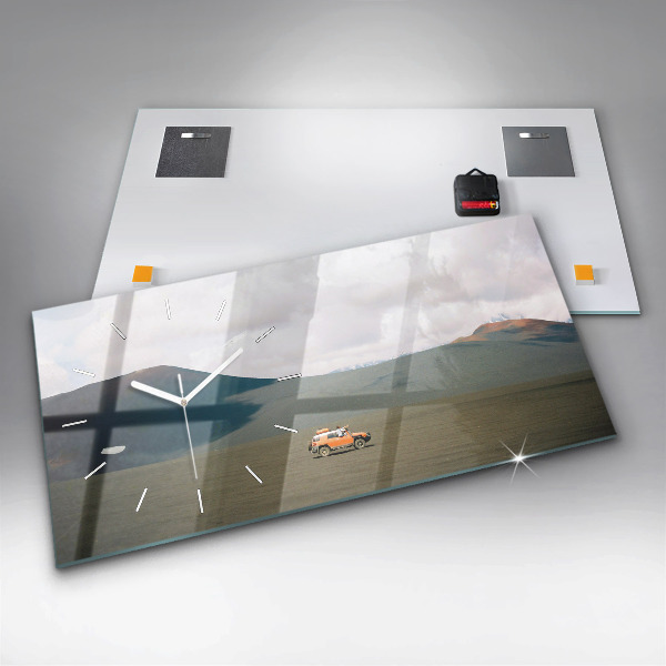 Zegar poziomy Pojazd na pustyni Kamczatka