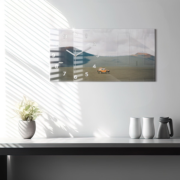 Zegar poziomy Pojazd na pustyni Kamczatka