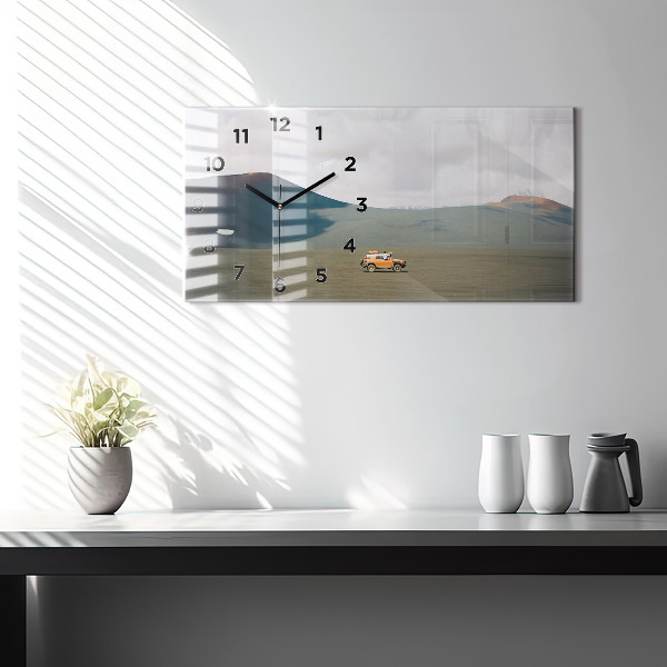 Zegar poziomy Pojazd na pustyni Kamczatka