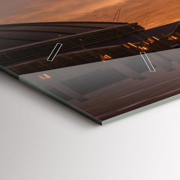 Zegar szklany poziomy Barcelona Park Olimpijski