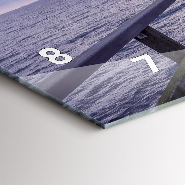 Zegar poziomy Molo na Morzu Bałtyckim