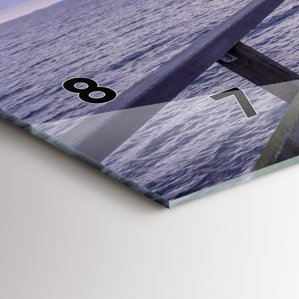 Zegar poziomy Molo na Morzu Bałtyckim