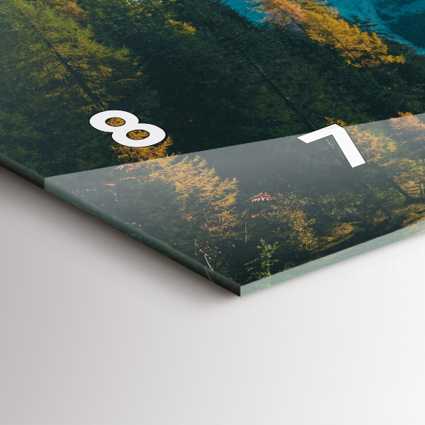 Zegar poziomy Góra i rzeka w Polsce