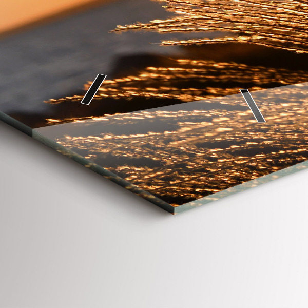 Zegar poziomy Pszenica W Złotej Godzinie