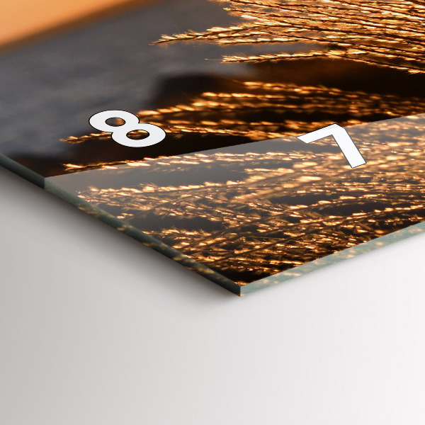 Zegar poziomy Pszenica W Złotej Godzinie