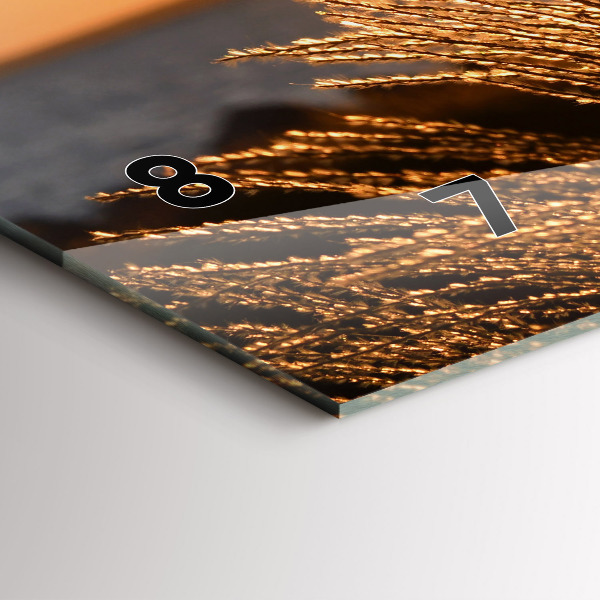 Zegar poziomy Pszenica W Złotej Godzinie