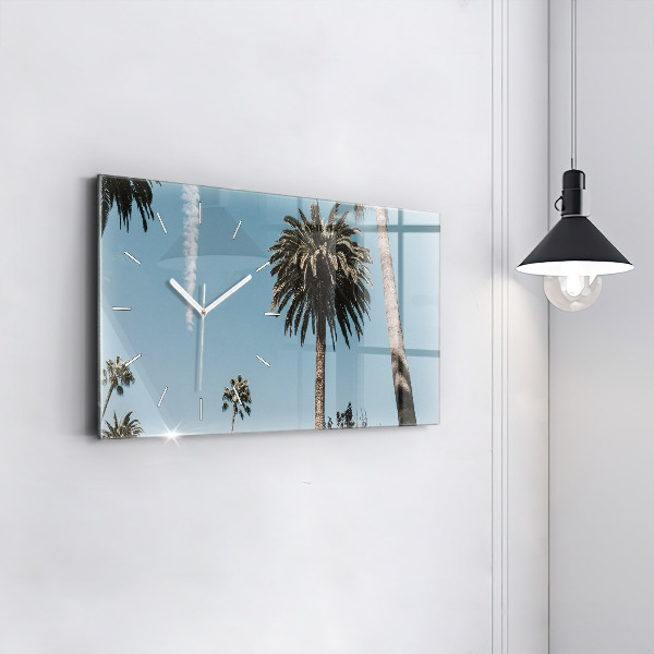 Zegar poziomy Palmy w Los Angeles