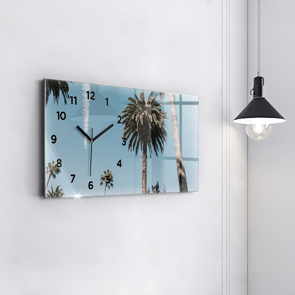 Zegar poziomy Palmy w Los Angeles