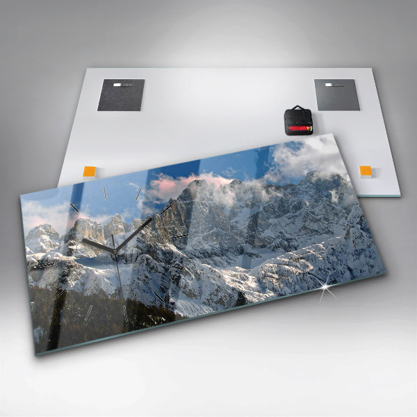 Zegar poziomy Góry Pod Błękitnym Niebem