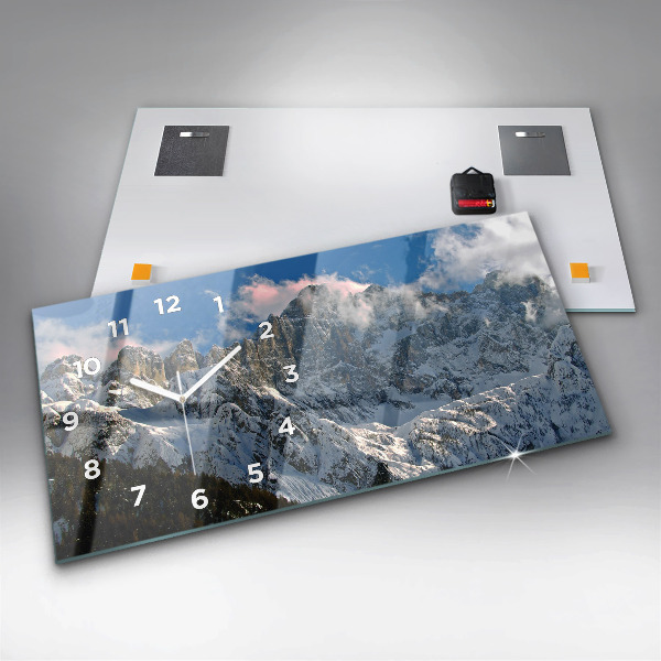 Zegar poziomy Góry Pod Błękitnym Niebem