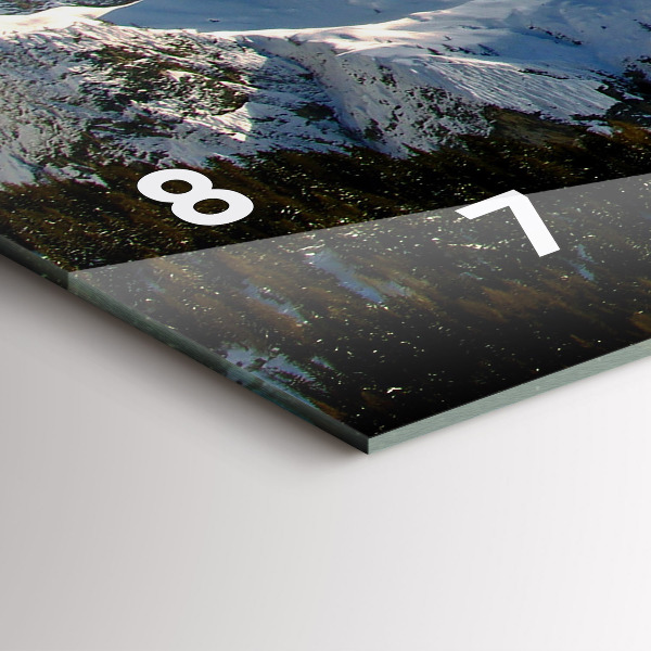 Zegar poziomy Góry Pod Błękitnym Niebem