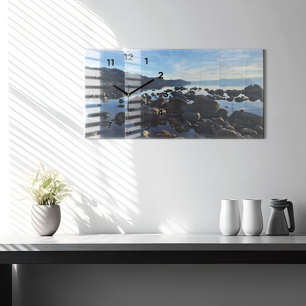 Zegar poziomy Widok na morze