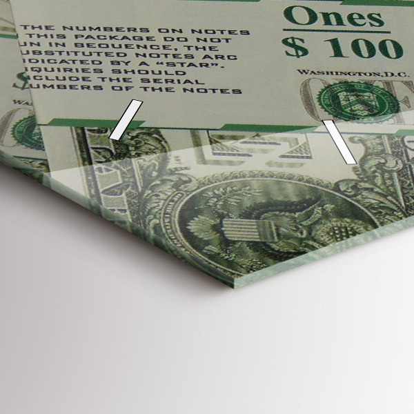 Zegar poziomy 1 dolar amerykański