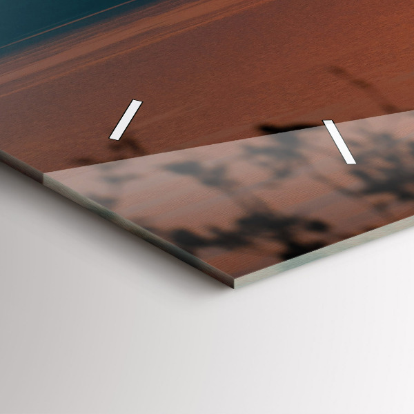 Zegar poziomy Jezioro Balaton wieczorem