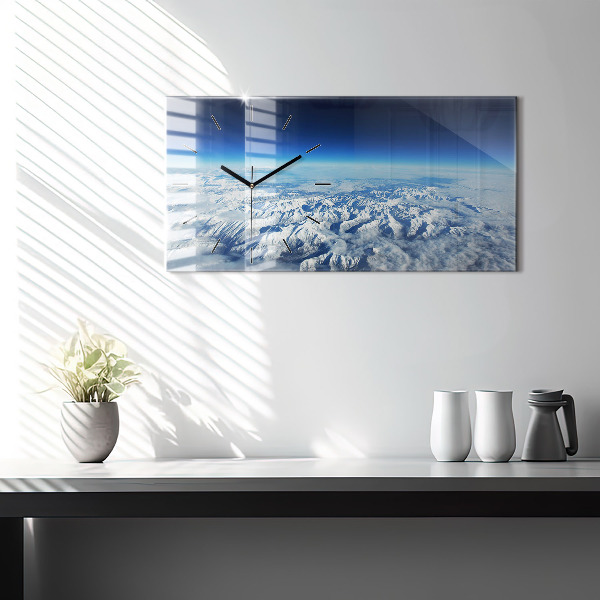 Zegar poziomy Łódź rybacka w porcie