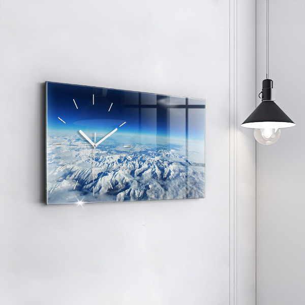 Zegar poziomy Łódź rybacka w porcie