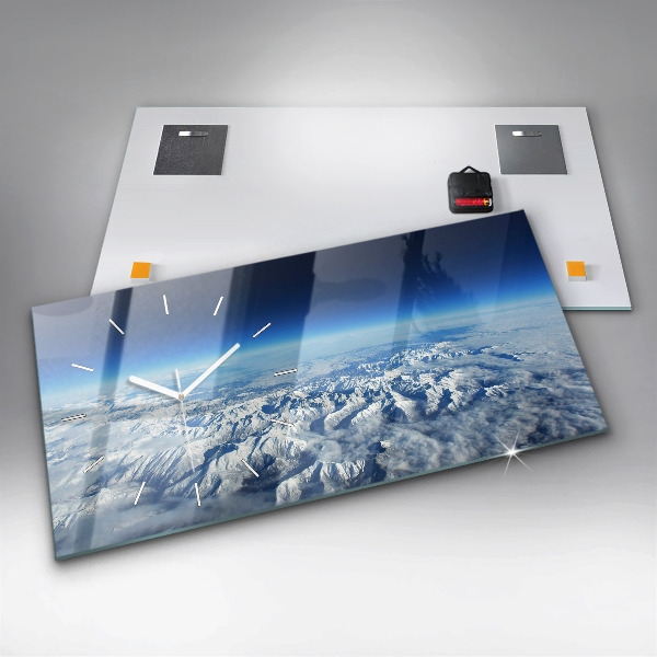 Zegar poziomy Łódź rybacka w porcie