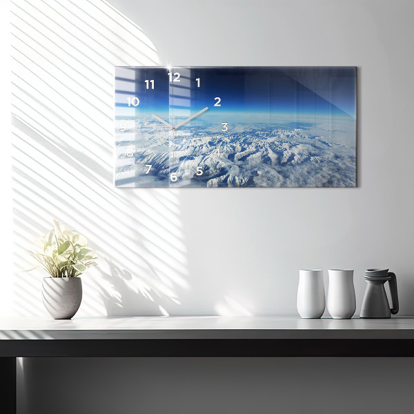 Zegar poziomy Łódź rybacka w porcie