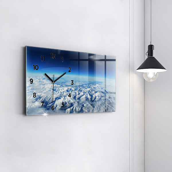 Zegar poziomy Łódź rybacka w porcie