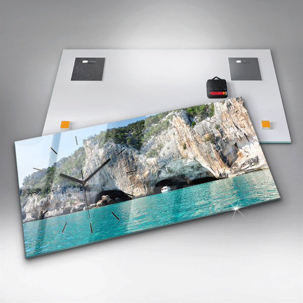 Zegar poziomy Podwodna Jaskinia