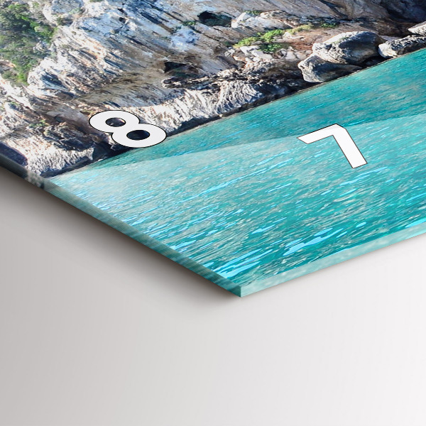 Zegar poziomy Podwodna Jaskinia