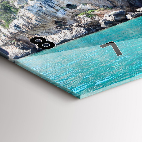 Zegar poziomy Podwodna Jaskinia