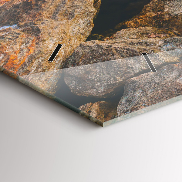 Zegar poziomy Krajobraz morza