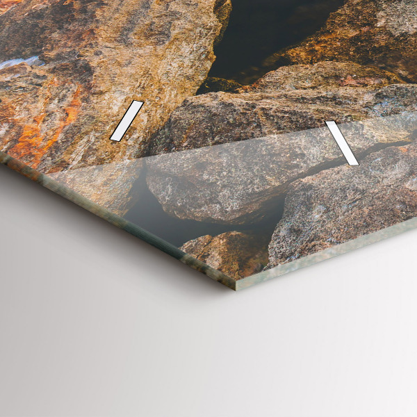 Zegar poziomy Krajobraz morza