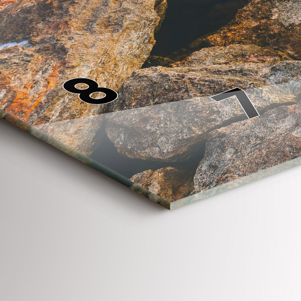 Zegar poziomy Krajobraz morza