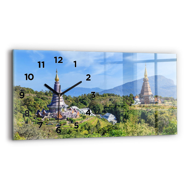 Zegar ścienny poziomy Park narodowy Chiang mai