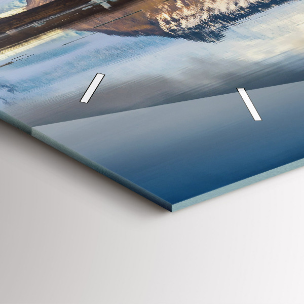 Zegar ścienny poziomy Jezioro Jokulsarlon Islandia