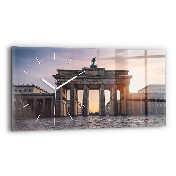 Zegar ścienny poziomy Brama Brandenburska