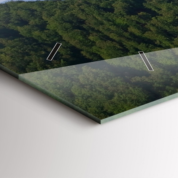 Zegar szklany poziomy Sokolica Wierch w Pieninach