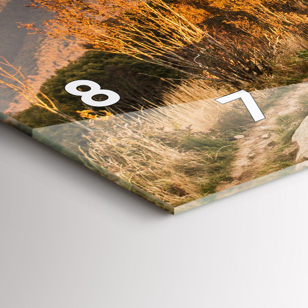 Zegar szklany poziomy Góry Bieszczady