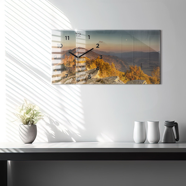 Zegar szklany poziomy Góry Bieszczady