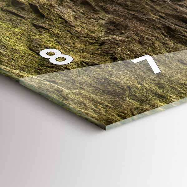 Zegar szklany poziomy Skalne miasto w Czechach