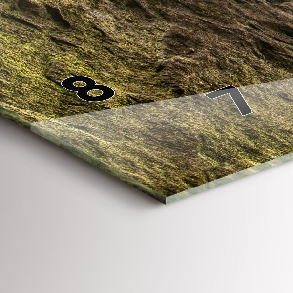 Zegar szklany poziomy Skalne miasto w Czechach