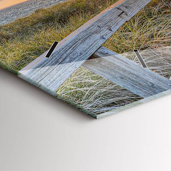 Zegar ścienny poziomy Wakacje na plaży