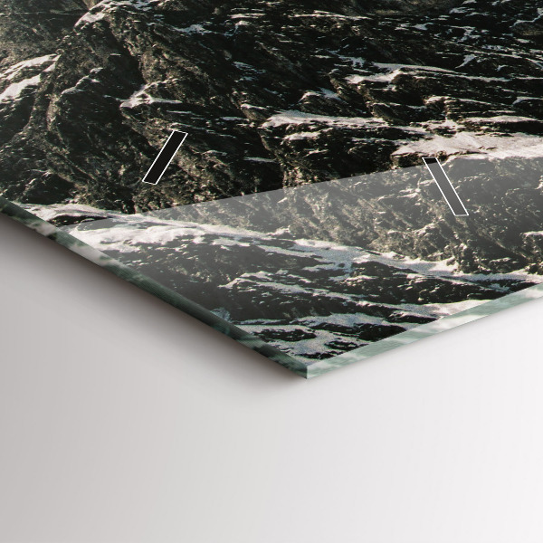 Zegar szklany poziomy Góry Watzmann