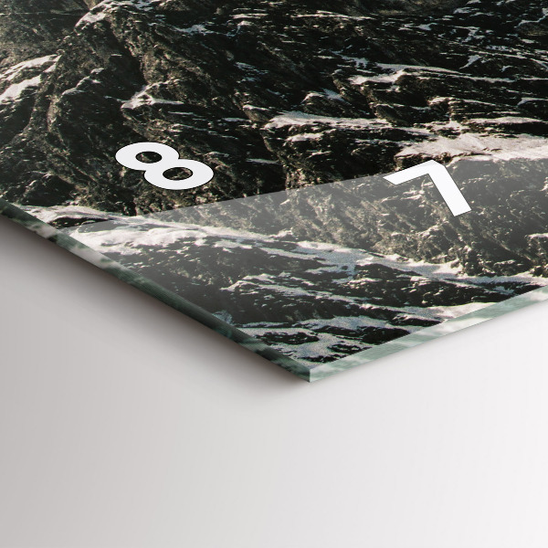 Zegar szklany poziomy Góry Watzmann