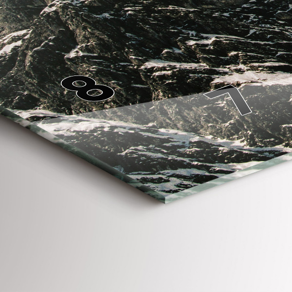 Zegar szklany poziomy Góry Watzmann