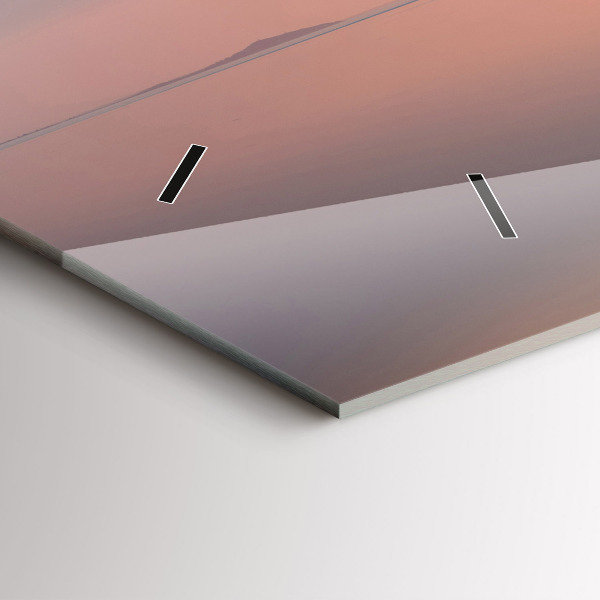 Zegar szklany poziomy Jezioro Balaton USA