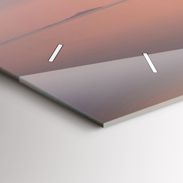 Zegar szklany poziomy Jezioro Balaton USA