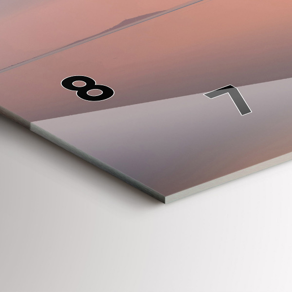 Zegar szklany poziomy Jezioro Balaton USA