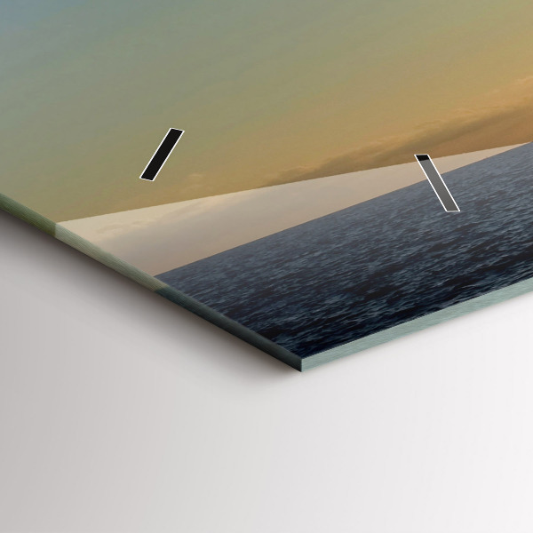 Zegar ścienny poziomy Hiszpański taniec na morzu