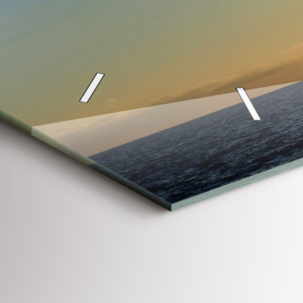 Zegar ścienny poziomy Hiszpański taniec na morzu