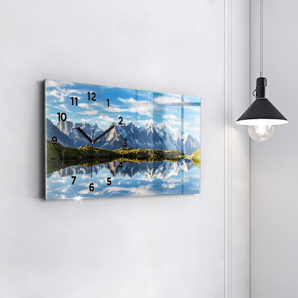 Zegar szklany poziomy Dolina Chamonix, Alpy Francuskie