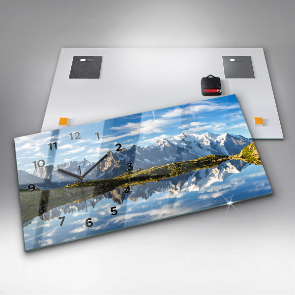 Zegar szklany poziomy Dolina Chamonix, Alpy Francuskie